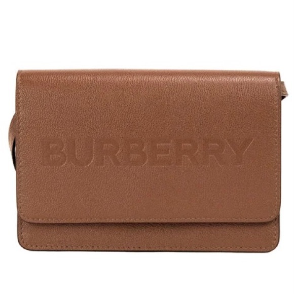 SOLD‼️NWT Burberry Hampshire Small Embossed Crossbody Bag or Clutch - Picture 1 of 10